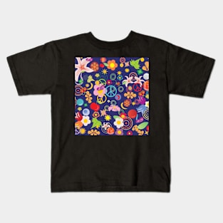 Flora vector (8) Kids T-Shirt